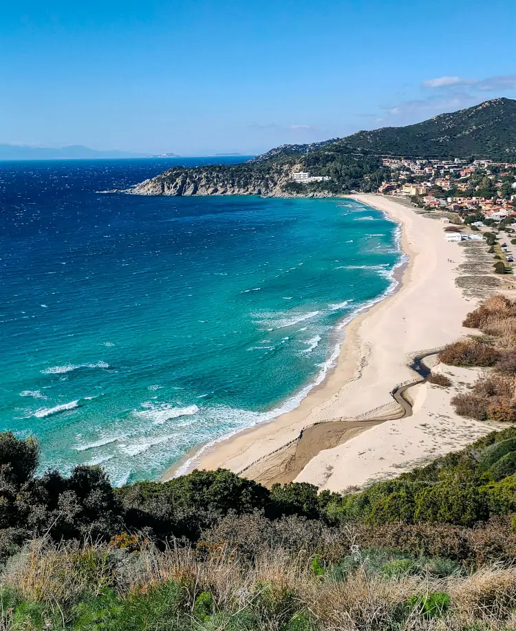 Spiaggia di Solanas, playas del sur de Cerdeña