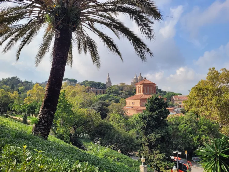 Vistas desde los Jardines del Teatre Grec, qué ver en Montjuïc, qué hacer en Barcelona