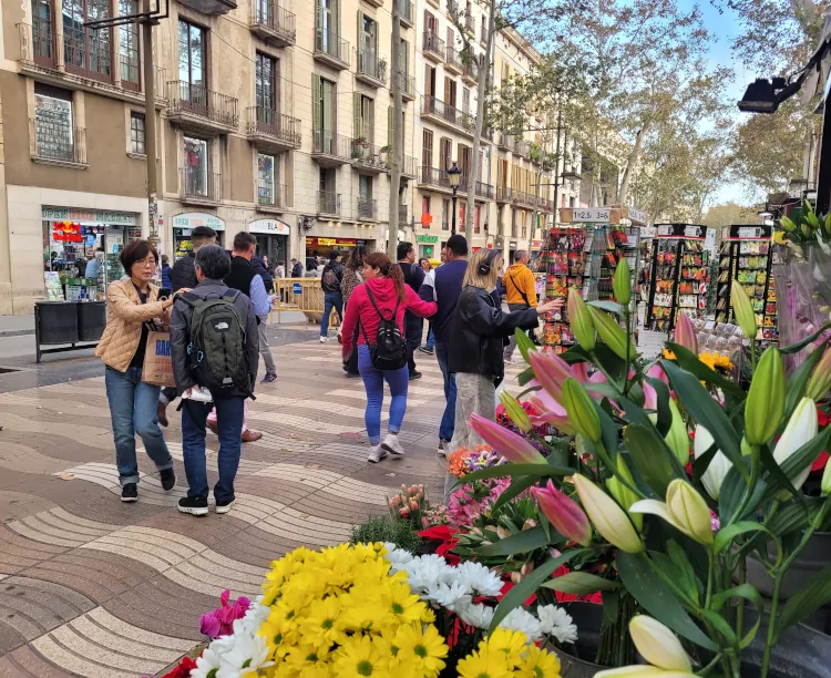 Qué ver en Barcelona, Rambla de las flores